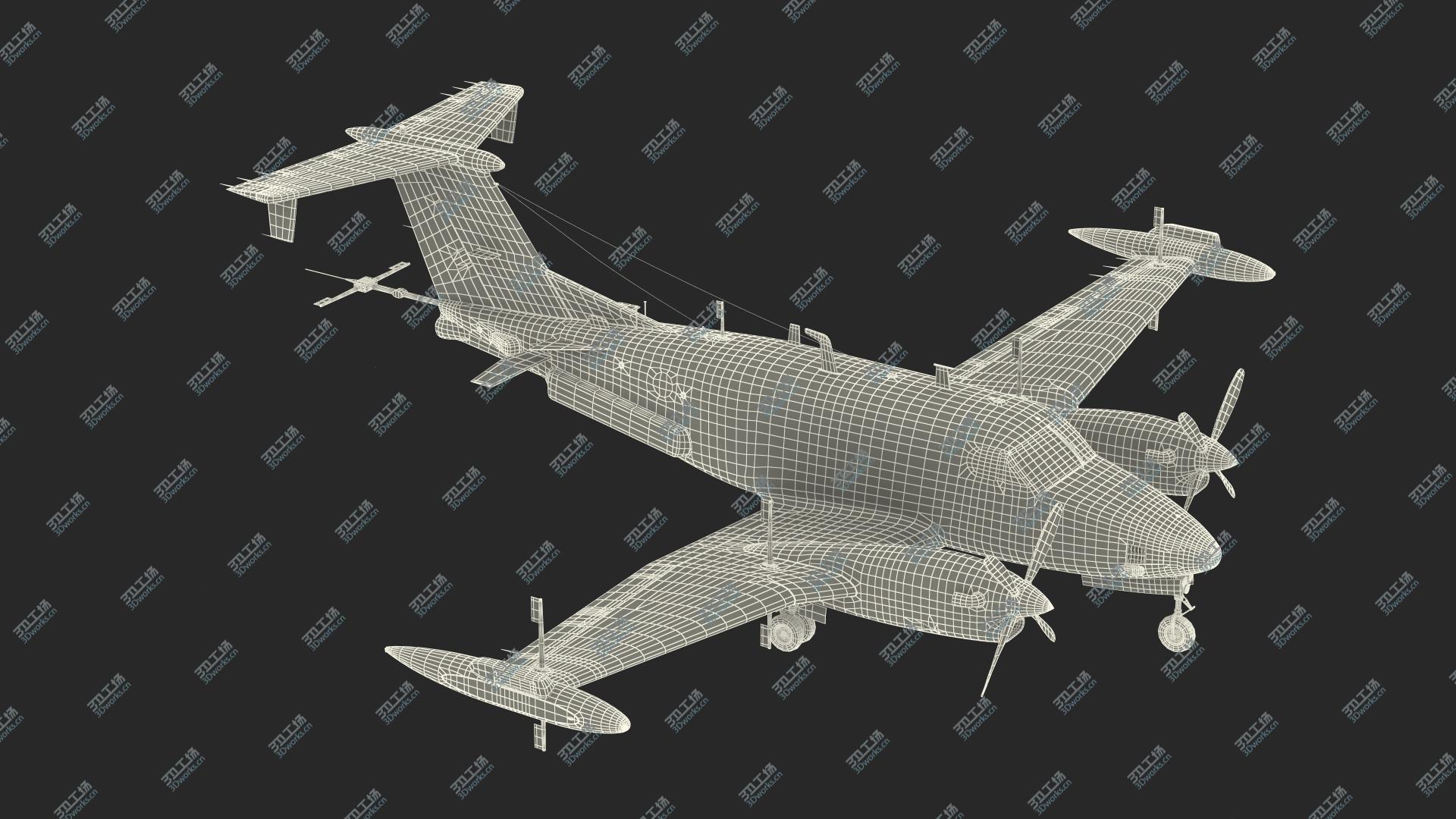 images/goods_img/202104093/3D model Beechcraft RC12X Guardrail US Army Aircraft/4.jpg